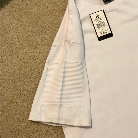 Men’s South Pole white short sleeved shirt. - Picture 4 of 6